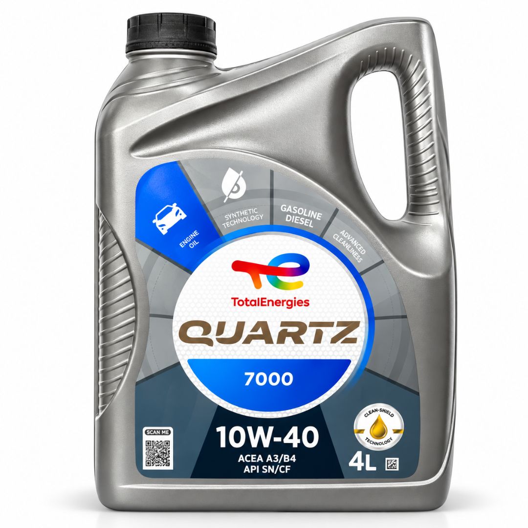 ACEITE DE MOTOR 10W40 7000 SINTETICO 4 LITROS TOTAL QUARTZ 1