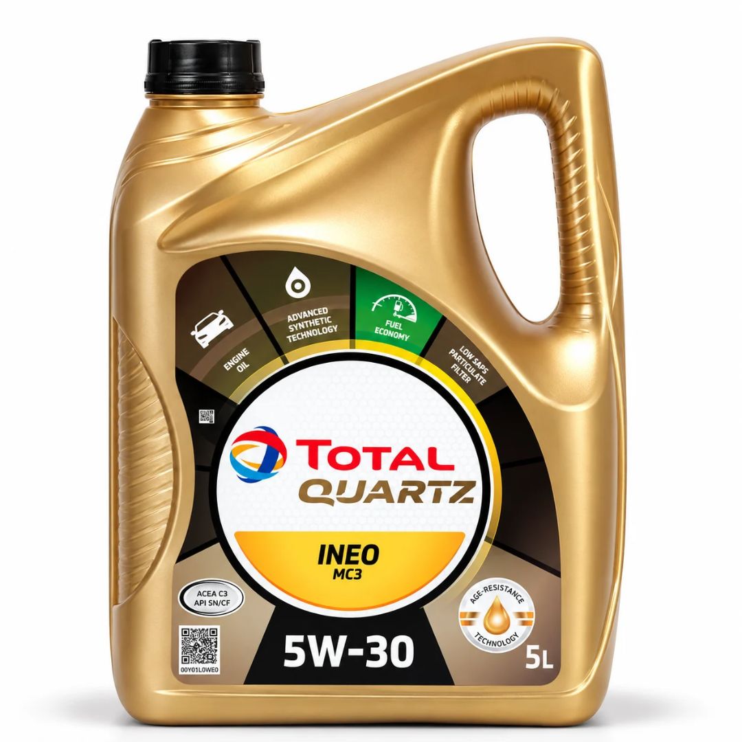 ACEITE DE MOTOR 5W30 INEO MC3 SINTÉTICO 5 LITROS TOTAL QUARTZ 1