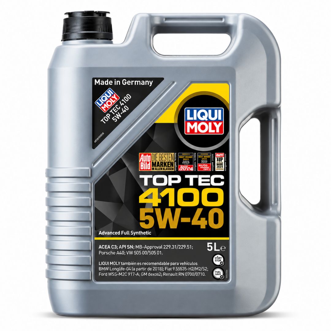ACEITE DE MOTOR LIQUI MOLY 5W40 TOP TEC 4100 5 LITR0