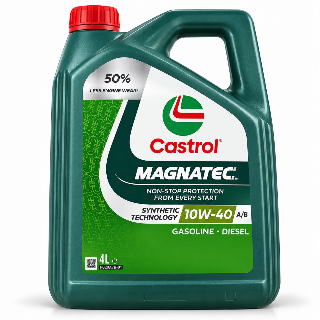 ACEITE DE MOTOR 10W40 MAGNATEC  A/B SEMISINTÉTICO 4 LITROS CASTROL 1
