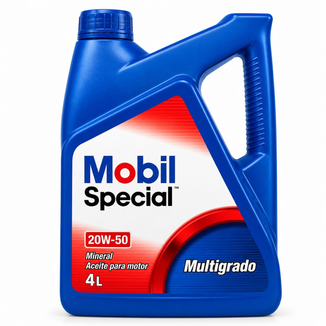 ACEITE DE MOTOR MOBIL 20W50 SPECIAL MINERAL 4 LITROS