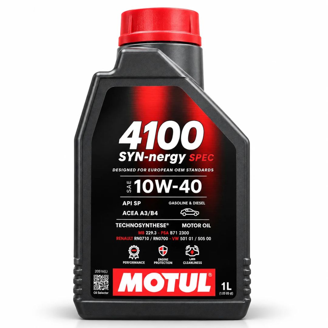 ACEITE MOTUL 4100 10W40 SYN NERGY SPEC 1 LITRO