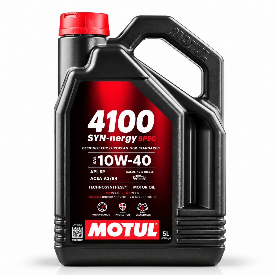 ACEITE MOTUL 4100 10W40 SYN NERGY SPEC 4 LITROS
