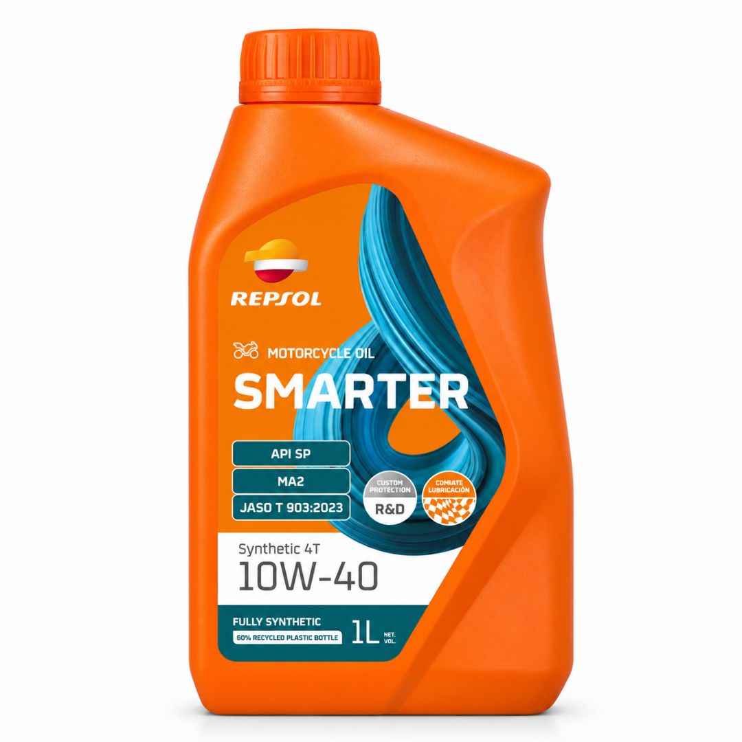 ACEITE REPSOL MOTO SMARTER 10W40 FULL SYNT 4T 1 LITRO