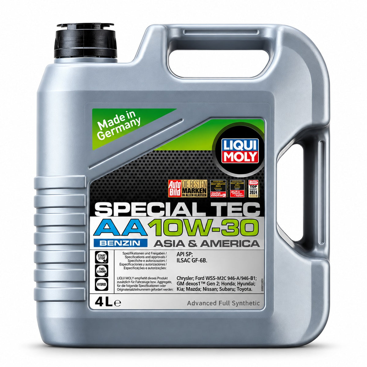 ACEITE DE MOTOR  LIQUI MOLY 10W30 SPECIAL TEC AA 4 LITRO