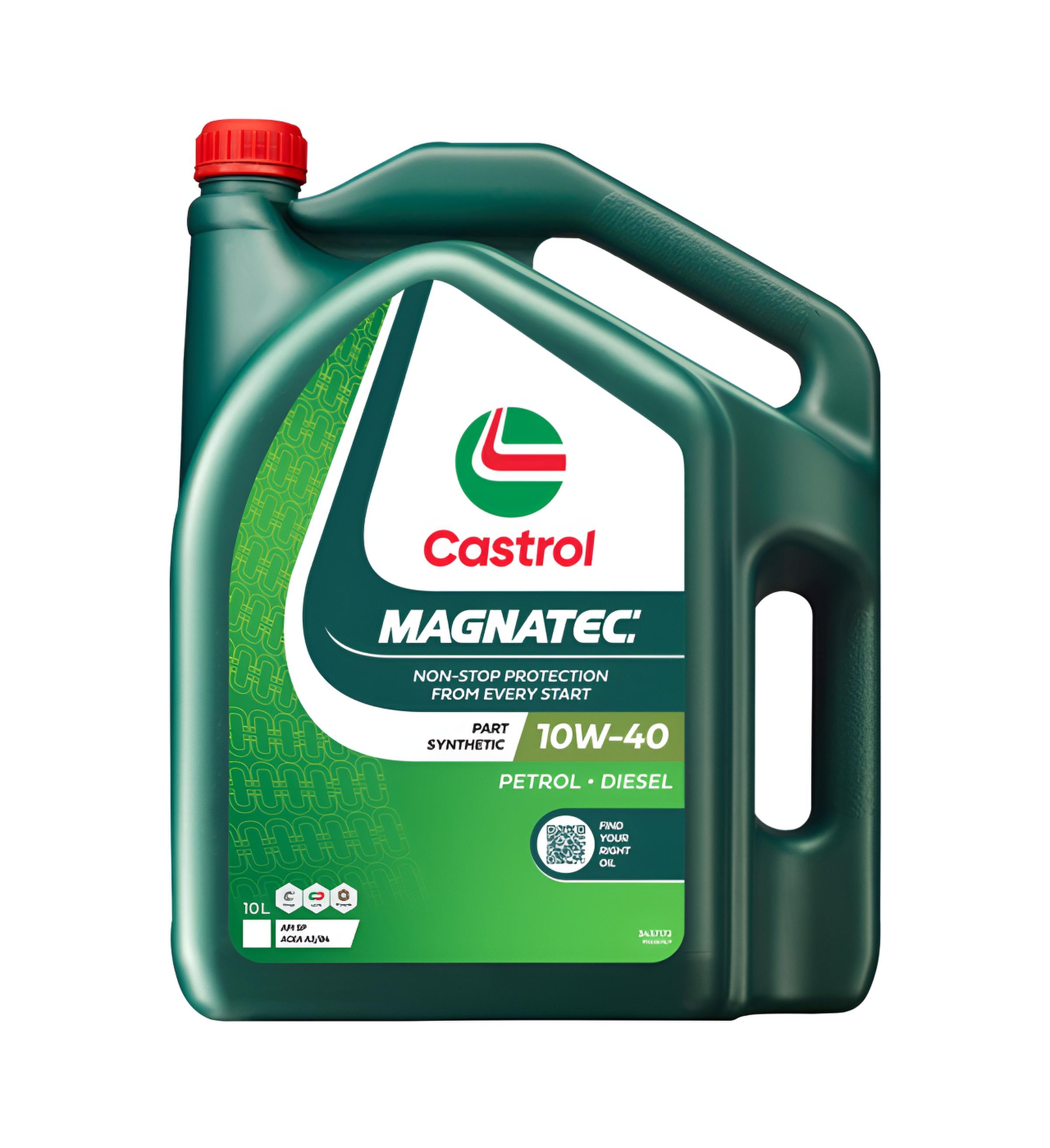 ACEITE DE MOTOR 10W/40 MAGNATEC SEMI-SINTETICO 4L. CASTROL