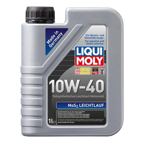 ACEITE DE MOTOR 10W/40 MOS2 LEICHTLAUF SINTETICO 1L. LIQUI MOLY