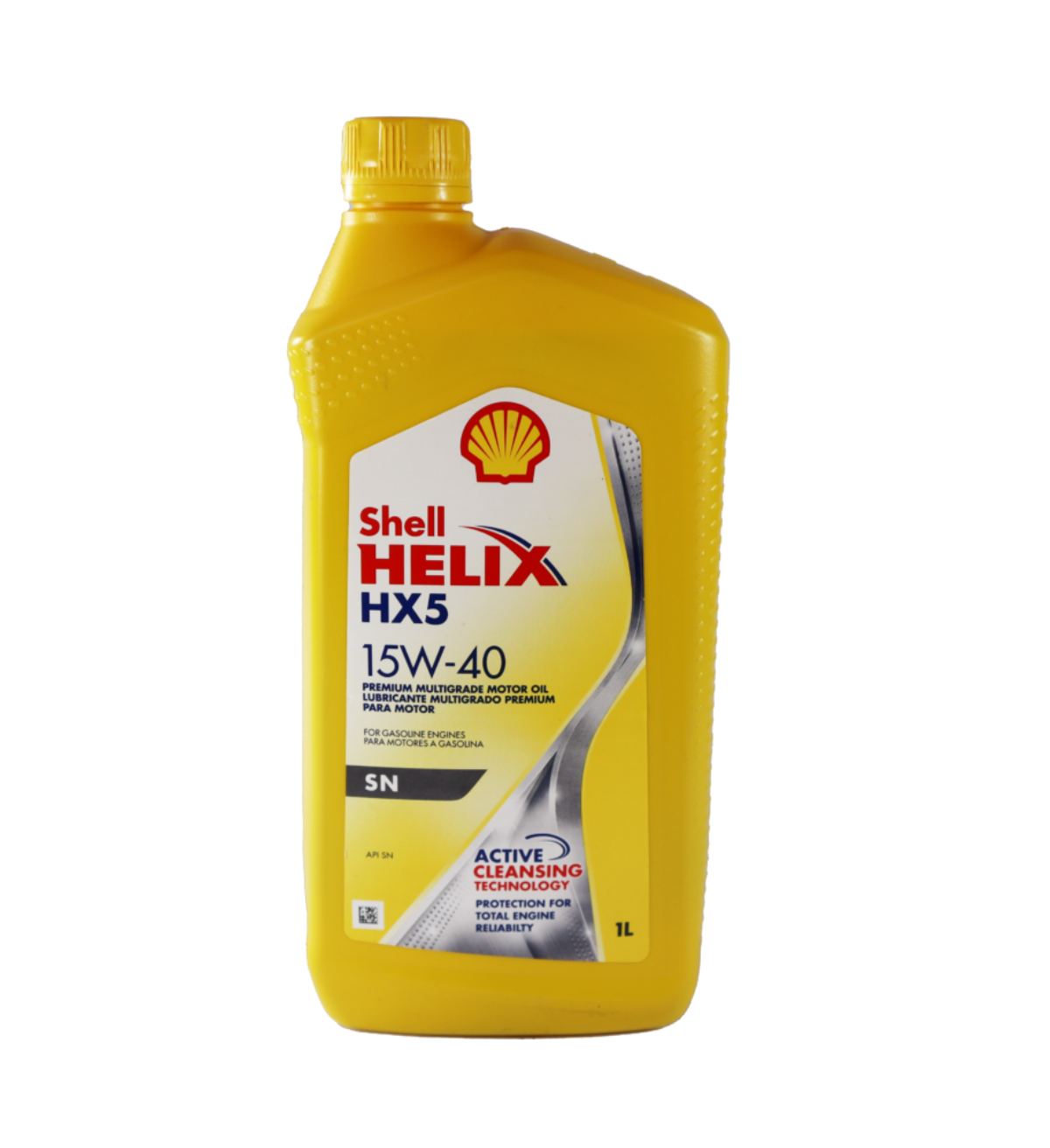ACEITE DE MOTOR 15W/40 HX5 1L MINERAL GASOLINA. SHELL HELIX 1