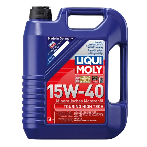 ACEITE DE MOTOR 15W/40 TOURING HIGH TECH 5L. LIQUI MOLY
