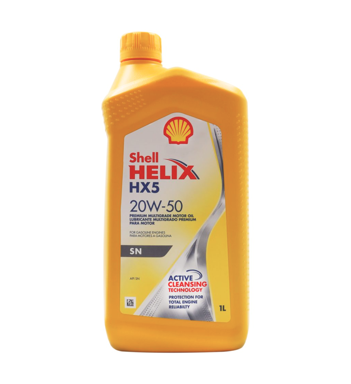 ACEITE DE MOTOR 20W/50 HX5 1L MINERAL GASOLINA. SHELL HELIX 1