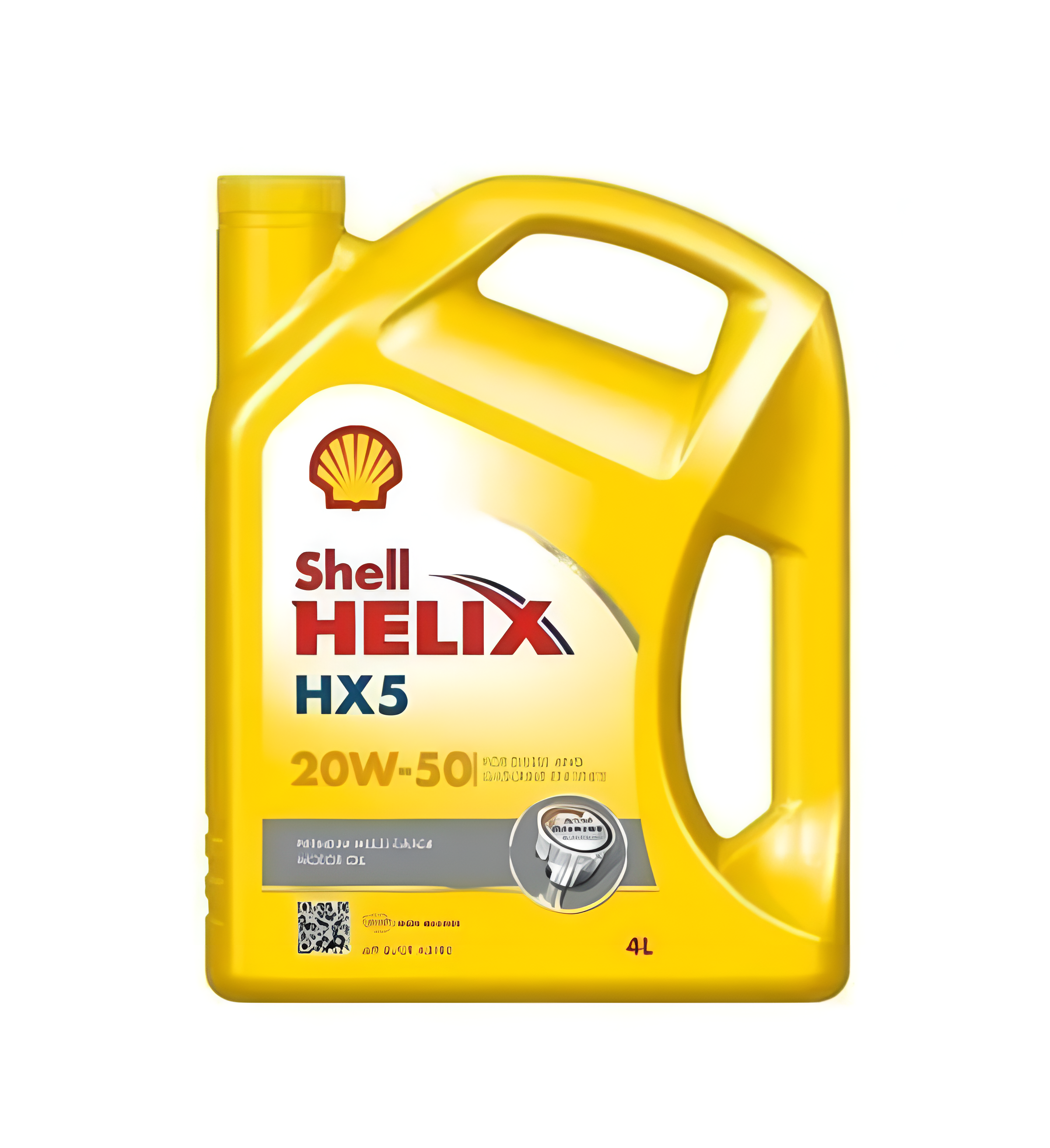 ACEITE DE MOTOR 20W/50 HX5 4L MINERAL GASOLINA. SHELL HELIX