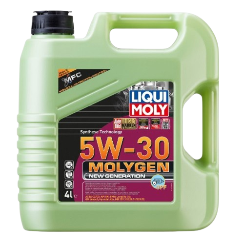 ACEITE DE MOTOR 5W/30 MOLYGEN NEW GENERATION (DPF) SINTETICO 4L. LIQUI MOLY
