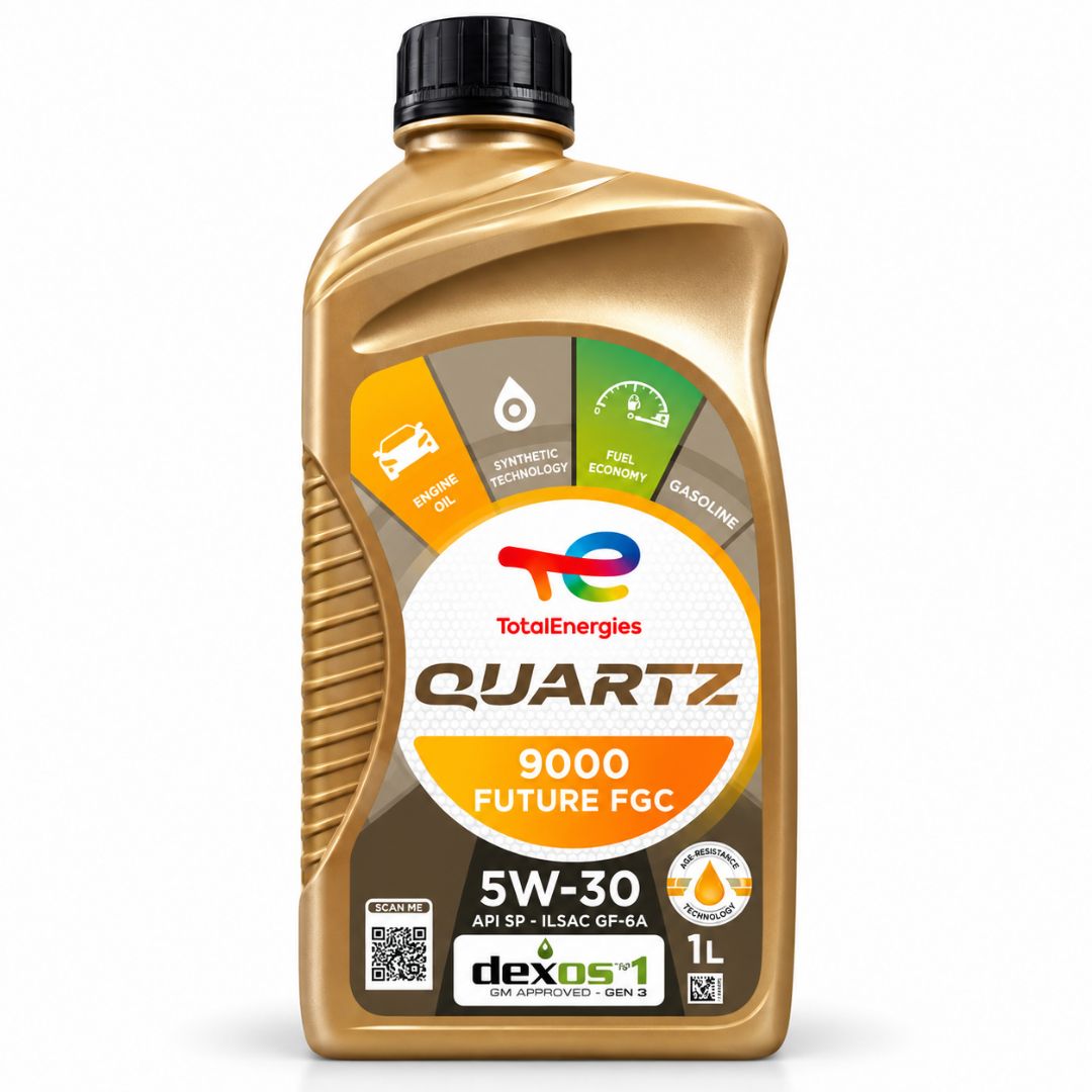 ACEITE DE MOTOR 5W30 9000 FUTURE FGC SINTÉTICO 1 LITRO TOTAL QUARTZ 1
