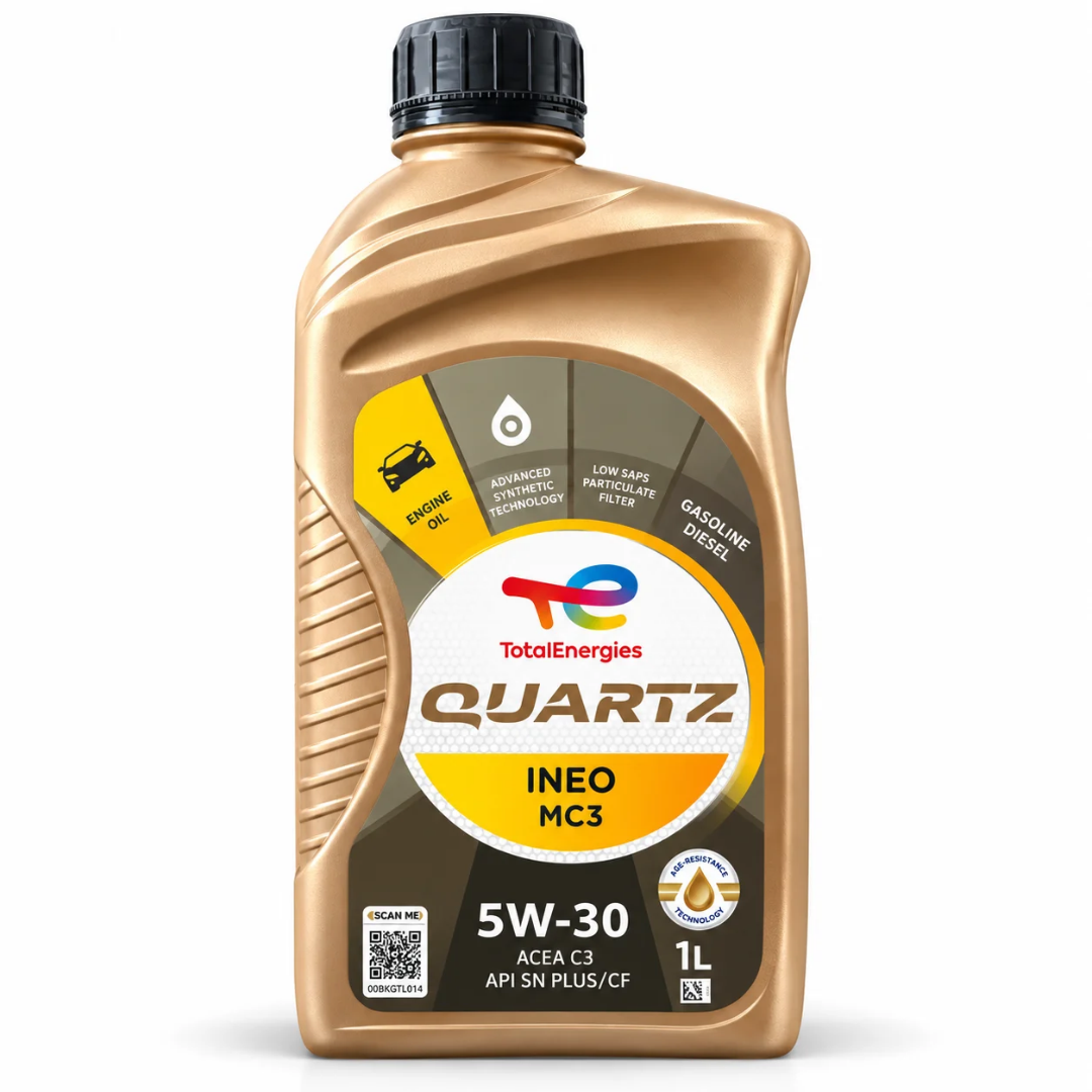 ACEITE DE MOTOR 5W30 INEO MC3 SINTETICO 1 LITRO TOTAL QUARTZ 1