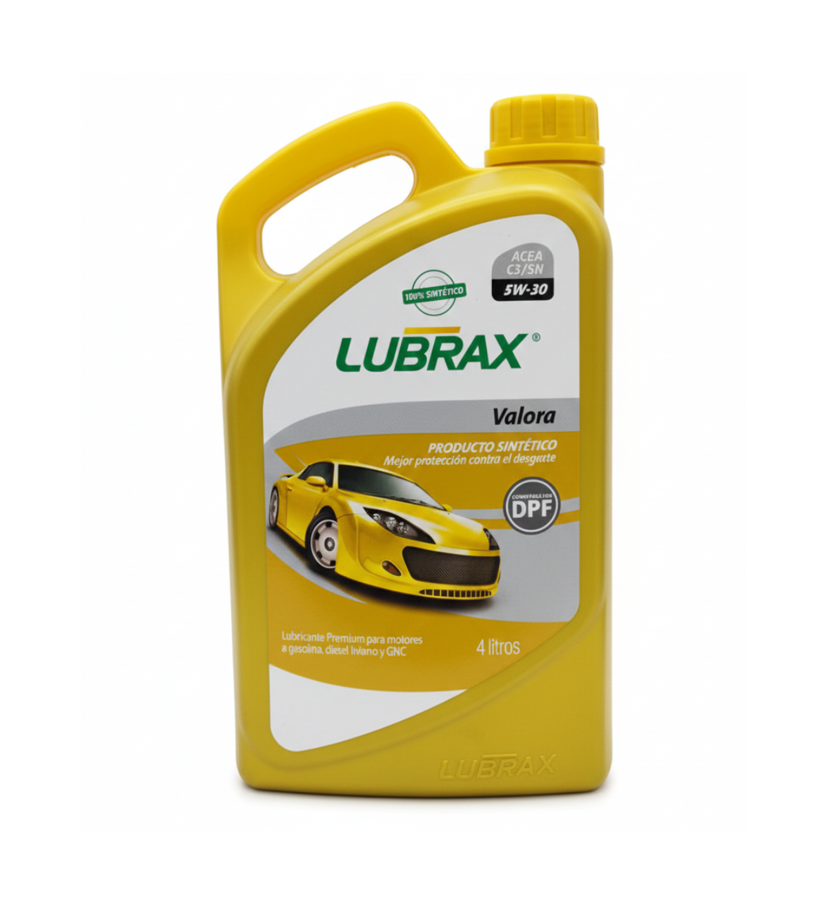 ACEITE DE MOTOR 5W/30 VALORA SINTETICO 4L. LUBRAX 1