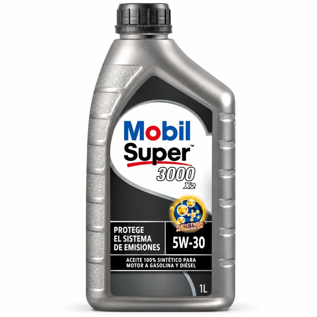ACEITE DE MOTOR MOBIL 5W30 SUPER 3000 SINTÉTICO 1 LITRO