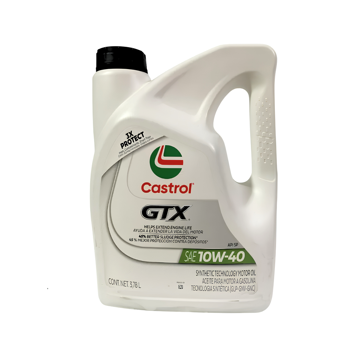 ACEITE DE MOTOR GTX 10W40 3.78 LT CASTROL 1