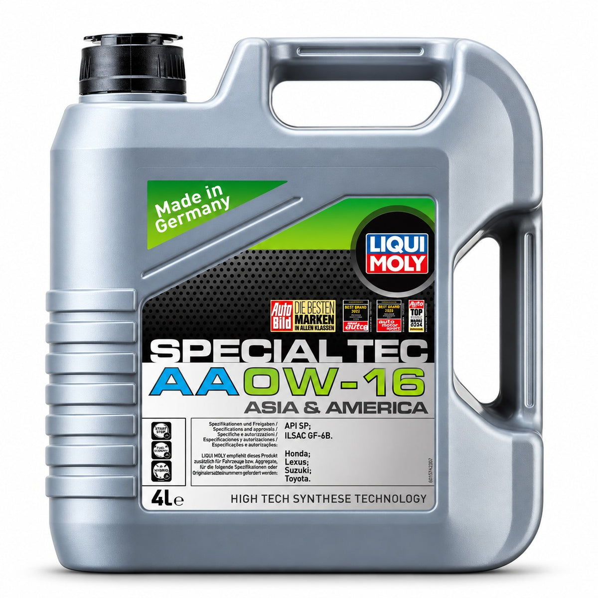 ACEITE DE MOTOR LIQUI MOLY 0W16 SPECIAL TEC AA 4 LITRO
