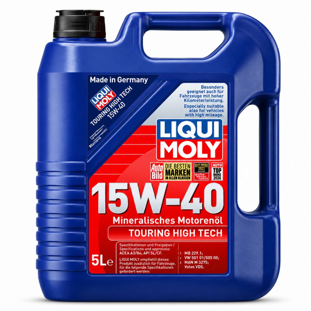 ACEITE DE MOTOR  LIQUI MOLY 15W40 TOURING HIGH TECH 5 LITROS