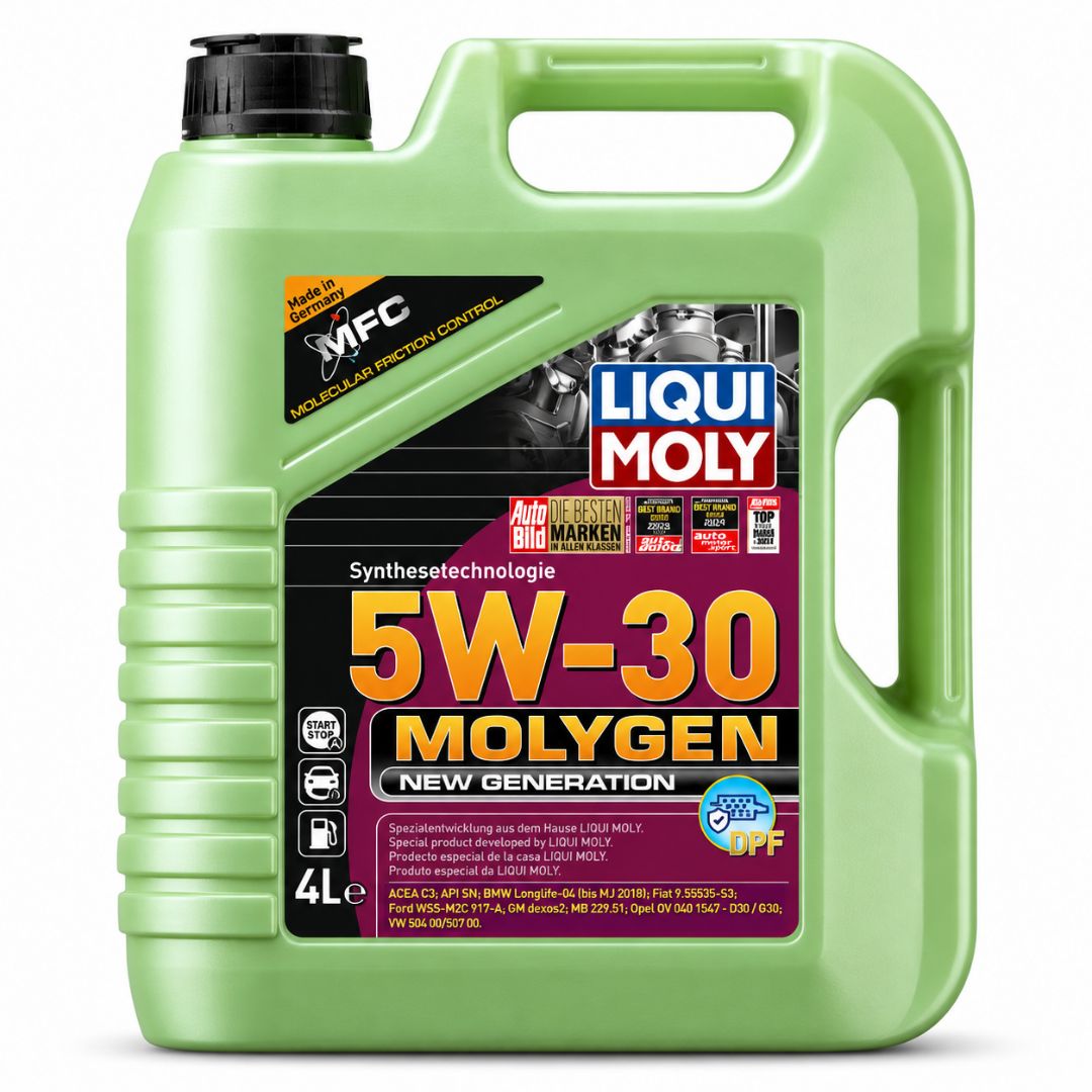 ACEITE DE MOTOR LIQUI MOLY 5W30 MOLYGEN NEW GENERATION (DPF) SINTETICO 4 LITROS