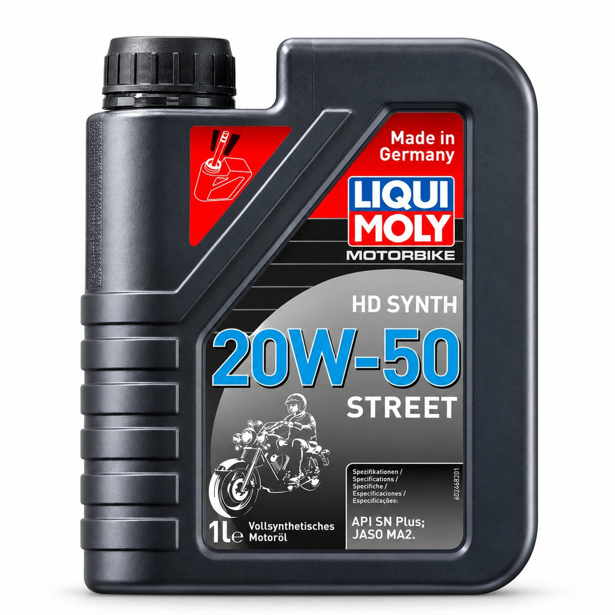 ACEITE LIQUI MOLY MOTORBIKE HD 20W50 SYNTH 4T STREET 1 LITRO