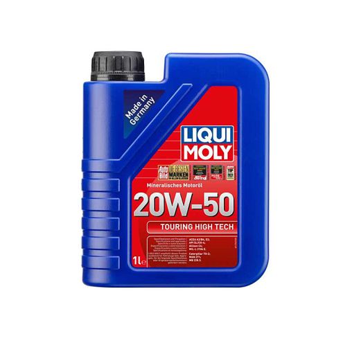ACEITE DE MOTOR 20W/50 TOURING HIGH TECH MINERAL 1L. LIQUI MOLY
