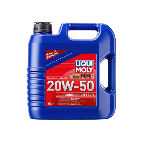 ACEITE DE MOTOR 20W/50 TOURING HIGH TECH MINERAL 4L. LIQUI MOLY