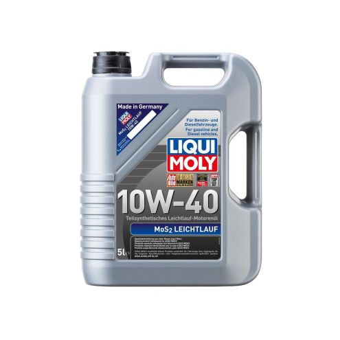 ACEITE DE MOTOR 10W/40 MOS2 LEICHTLAUF SINTETICO 5L. LIQUI MOLY