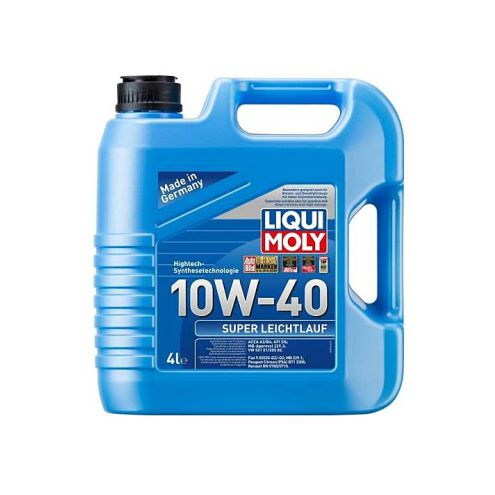 ACEITE DE MOTOR 10W/40 SUPER LEICHTLAUF SINTETICO 4L. LIQUI MOLY