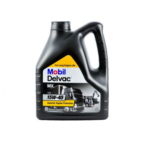 ACEITE DE MOTOR 15W/40 DELVAC MX MINERAL 4L. MOBIL