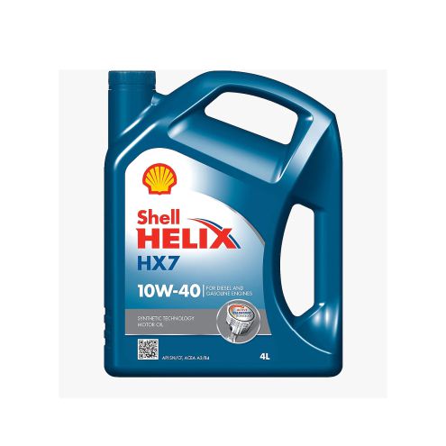 ACEITE DE MOTOR 10W/40 HX7 SINTETICO 4L. SHELL HELIX