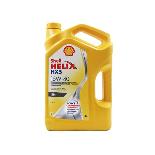 ACEITE DE MOTOR 15W/40 HX5 4L MINERAL GASOLINA. SHELL HELIX