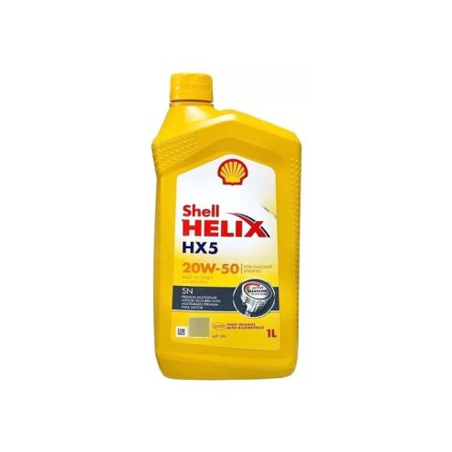 ACEITE DE MOTOR 20W/50 HX5 1L MINERAL GASOLINA. SHELL HELIX