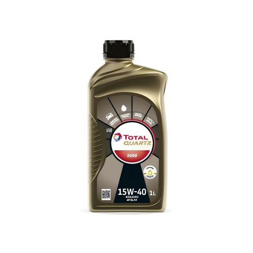 ACEITE DE MOTOR 15W/40 5000 MINERAL 1L. TOTAL QUARTZ