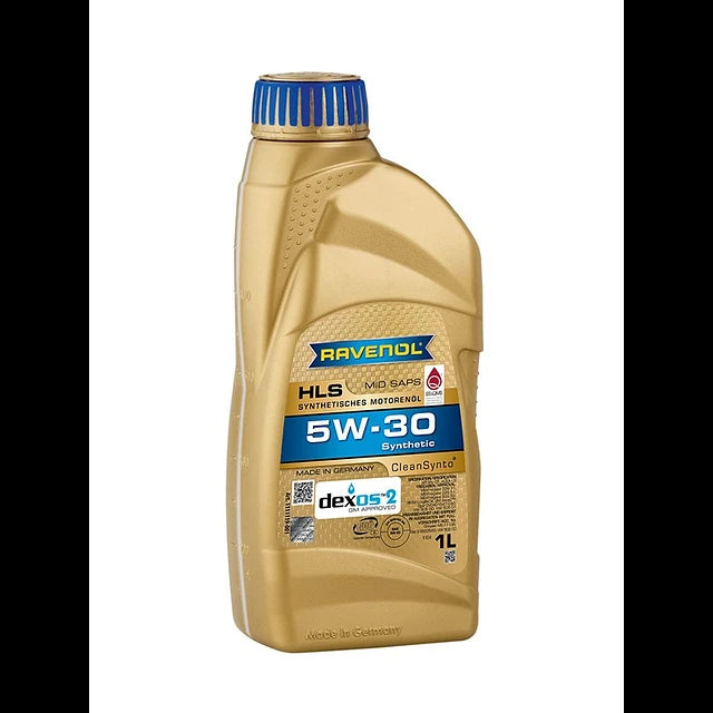 ACEITE DE MOTOR 5W/30 HLS FULL SINTETICO 1L. RAVENOL