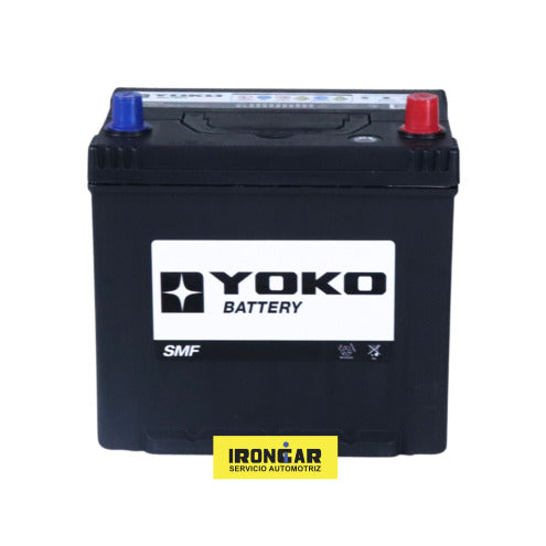 BATERIA YOKO 65AH 12V 550CCA POSITIVO DERECHO (SMF 55D23L)