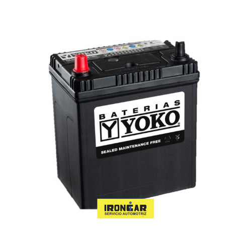BATERIA YOKO 35AH 12V 330CCA POSITIVO IZQUIERDO (SMF 40B19R)