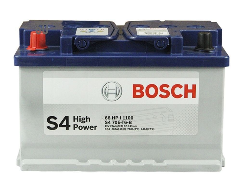 BATERIA BOSCH 70AH 12V 660CCA POSITIVO IZQUIERDO (S4 70E-T6-B)