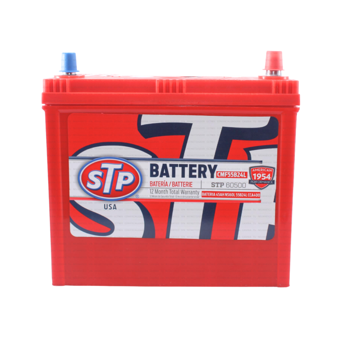 BATERIA STP 45AH 12V 400CCA POSITIVO DERECHO (55B24L)