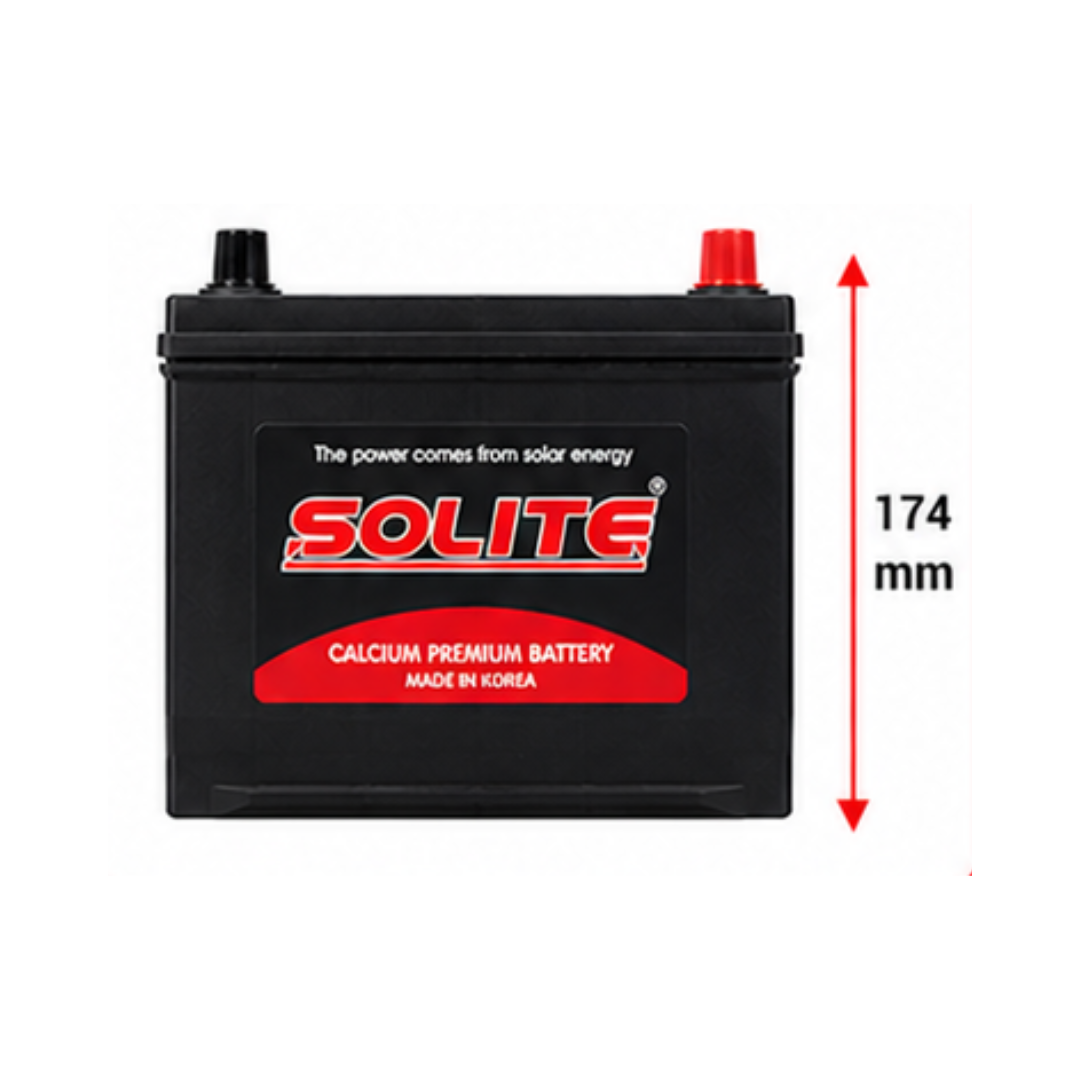 BATERIA SOLITE 54AH 12V  500CCA POSITIVO DERECHO (55457)