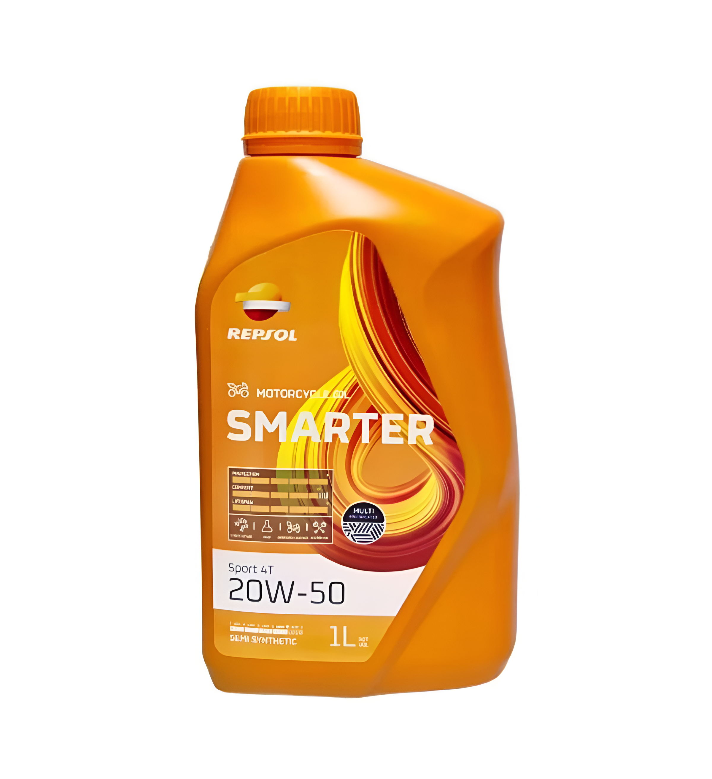 REPSOL MOTO SMARTER SPORT 4T 20W50 SEMISYNT 1LT