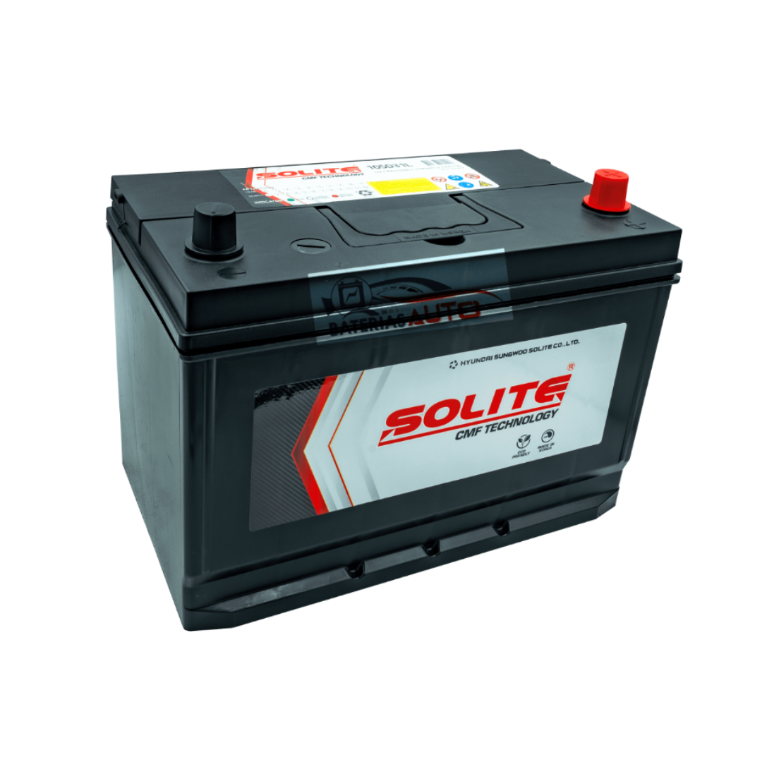 BATERIA SOLITE 90AH 12V 750CCA POSITIVO DERECHO (105D31L)