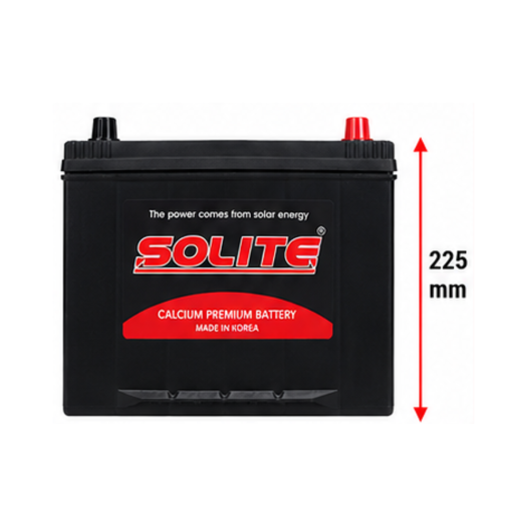 BATERIA SOLITE 90AH 12V 730CCA POSITIVO DERECHO (95D31L)