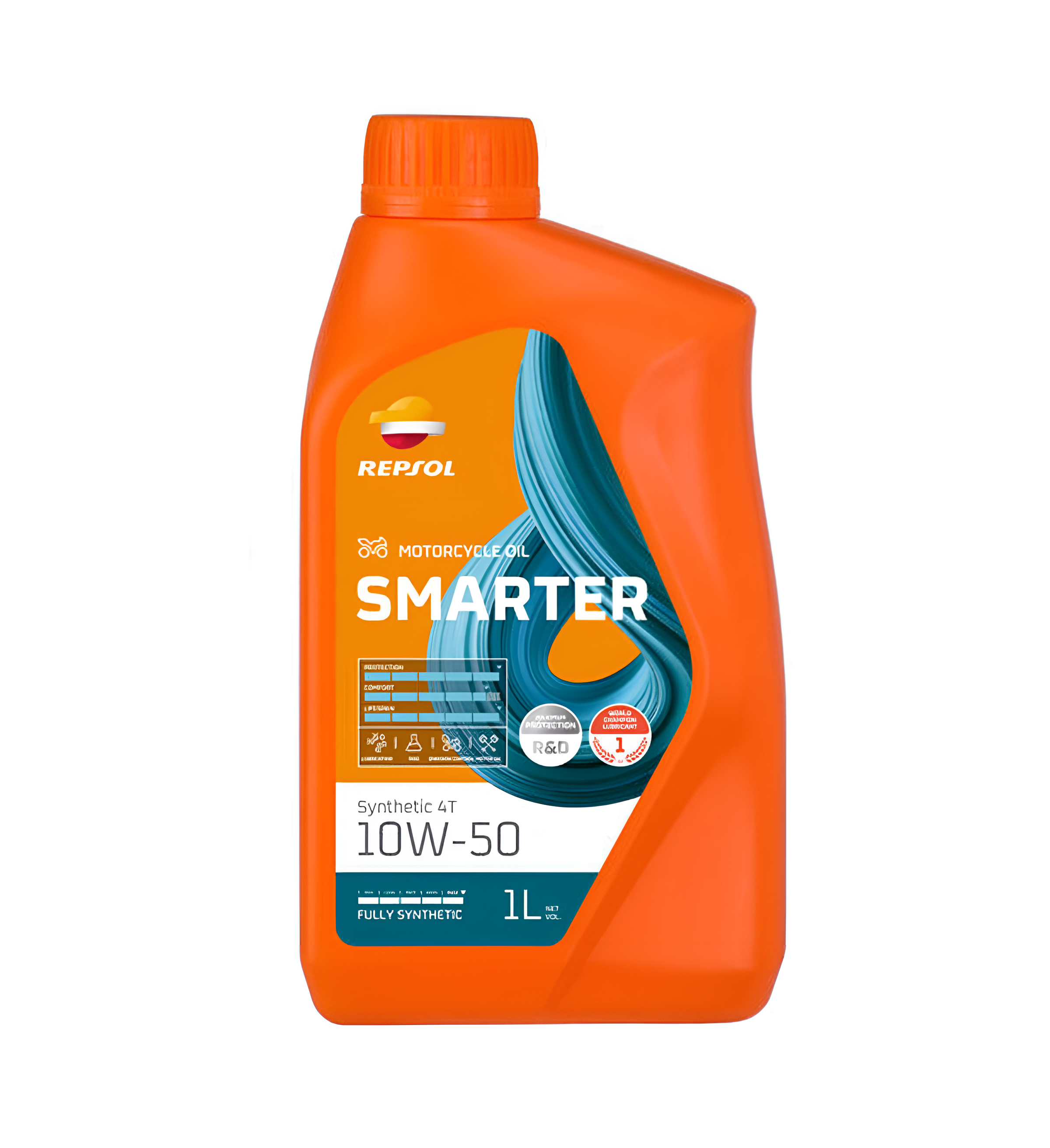 REPSOL MOTO SMARTER 10W50 FULL SYNT 4T 1L