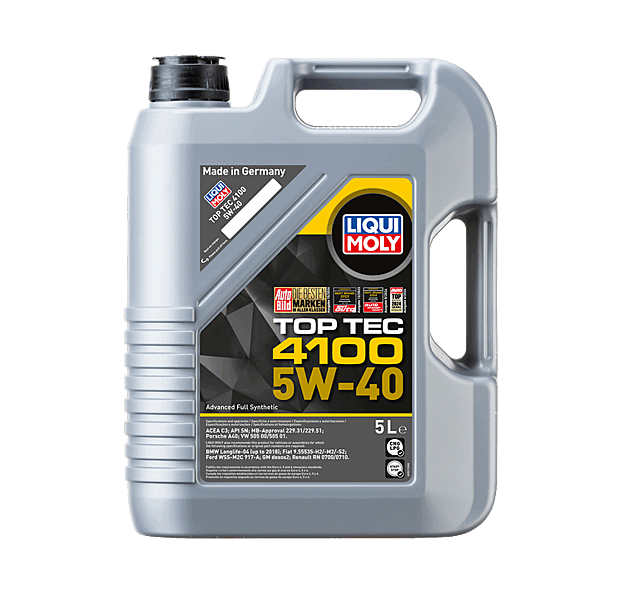 ACEITE DE MOTOR TOP TEC 4100 5W40 5LT LIQUI MOLY 1