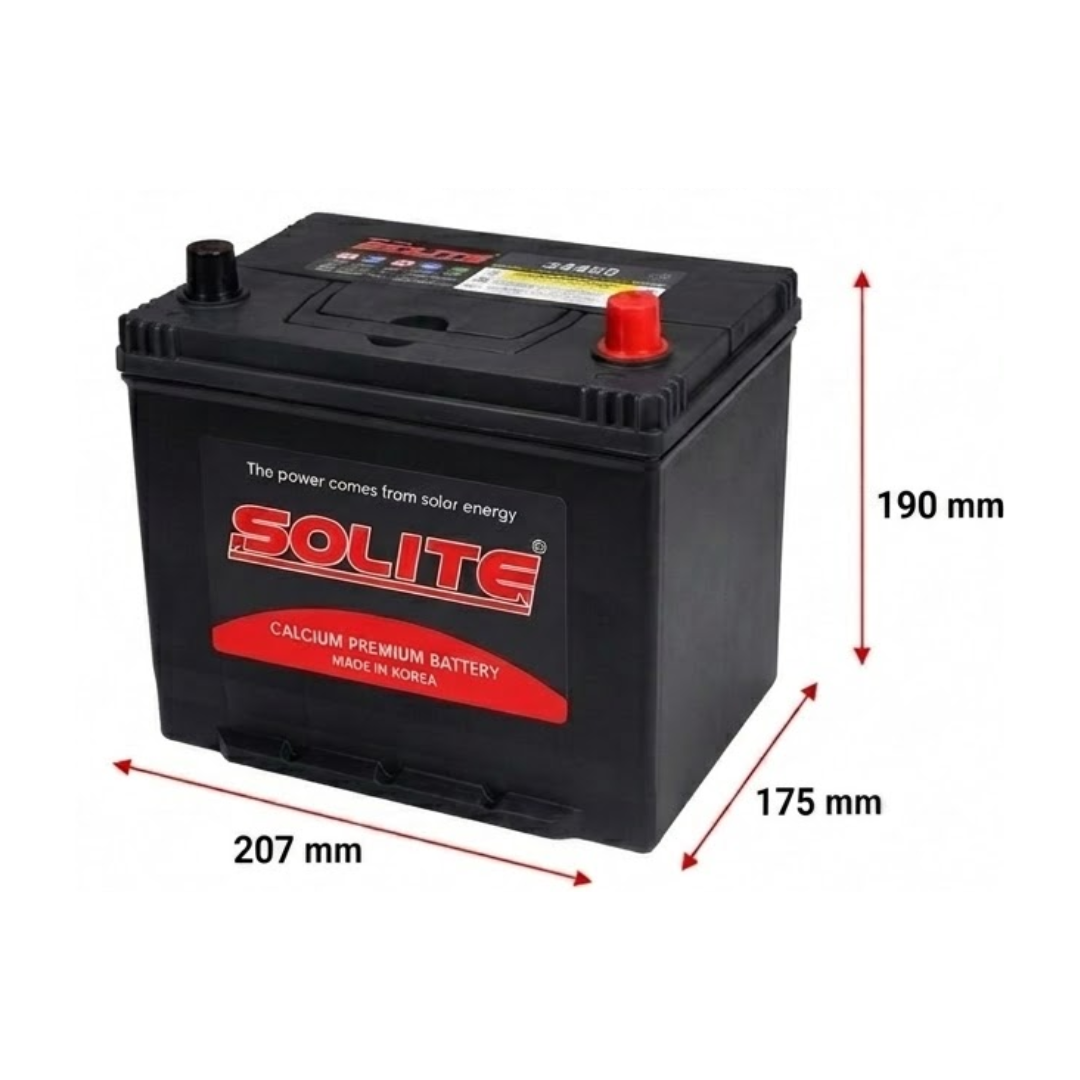 BATERIA SOLITE 44AH 12V 400CCA POSITIVO DERECHO (54459)