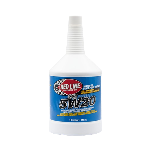 ACEITE DE MOTOR 5W20 FULL SINTETICO  946ml RED LINE 