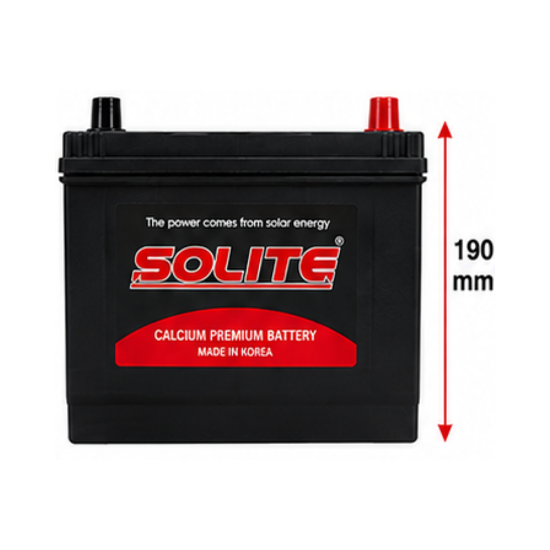 BATERIA SOLITE 62AH 12V 520CCA POSITIVO DERECHO (56219)