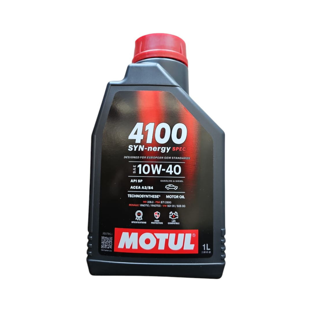 ACEITE MOTUL 4100 10W40 SYN NERGY SPEC 1LT