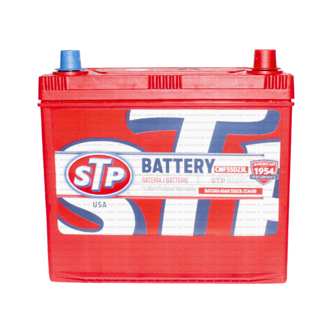 BATERIA STP 60AH 12V 450CCA POSITIVO IZQUIERDO (55D23L)